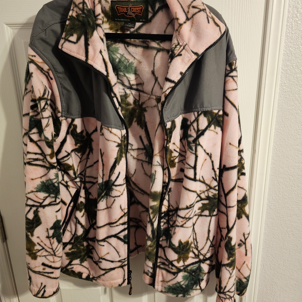Women's Fleece Camouflage Utility Jacket